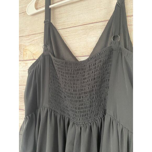 Torrid Black Smocked Back Sweetheart Maxi Dress Size 2 2X Plus - Picture 7 of 8